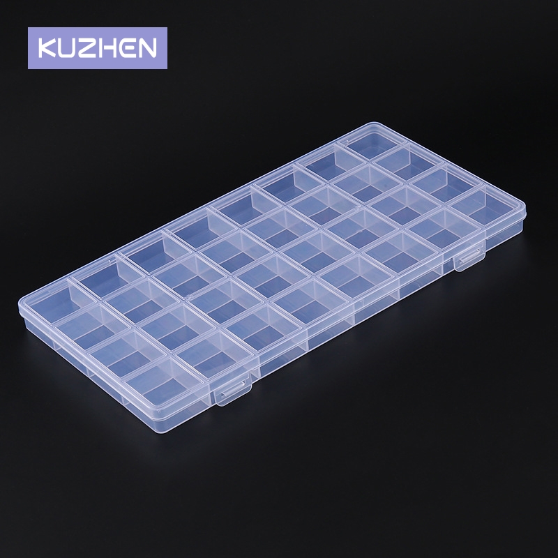 32/24/15 Grids Transparent Rec - Tech Accessories Box avaliação e preço