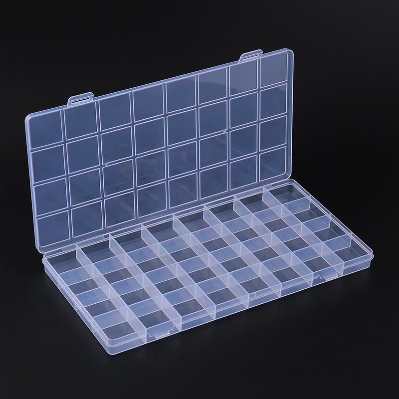 32/24/15 Grids Transparent Rec - Tech Accessories Box avaliação e preço