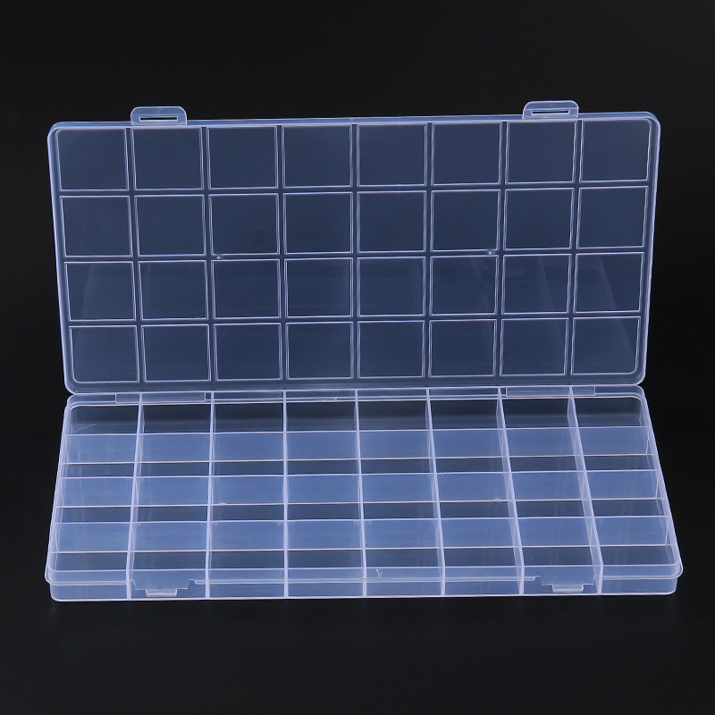 32/24/15 Grids Transparent Rec - Tech Accessories Box avaliação e preço