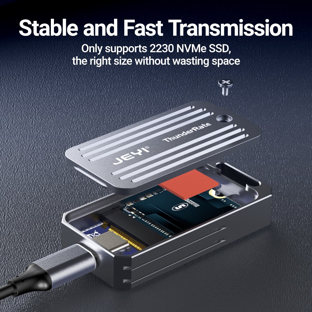 JEYI 2230 NVMe SSD Enclosure,  - Portable Ssd Enclosure avaliação e preço