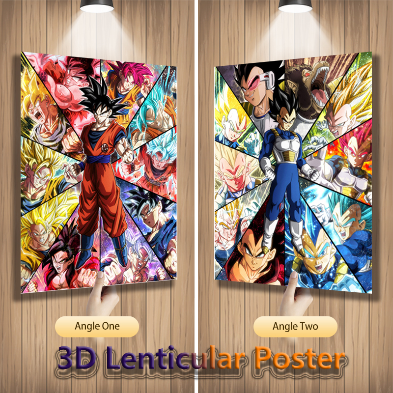 Anime 3D Lenticular Posters Fl - Tech Home Accessories avaliação e preço