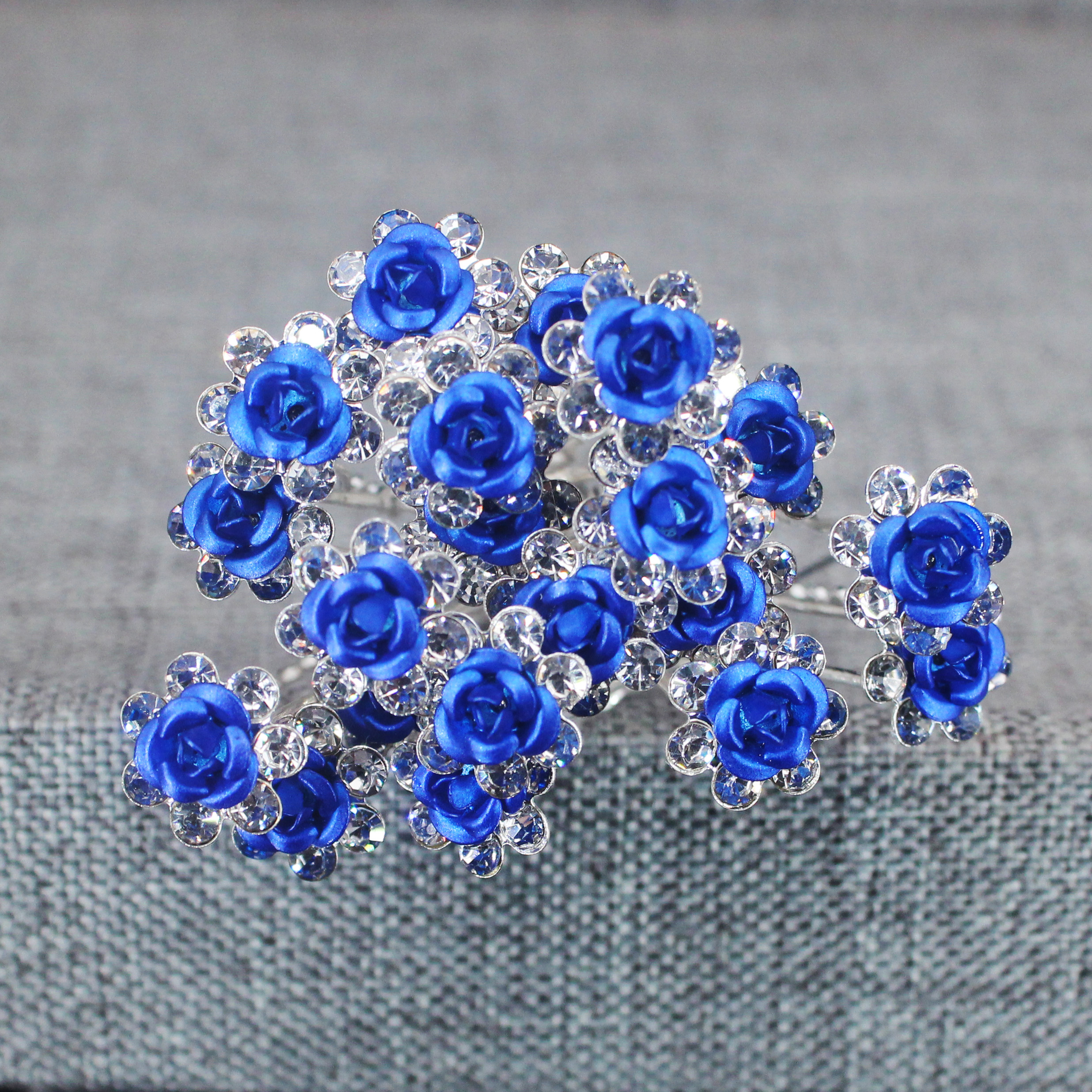 20PCS Rose Flower Rhinestone H - Tech Accessories Women avaliação e preço
