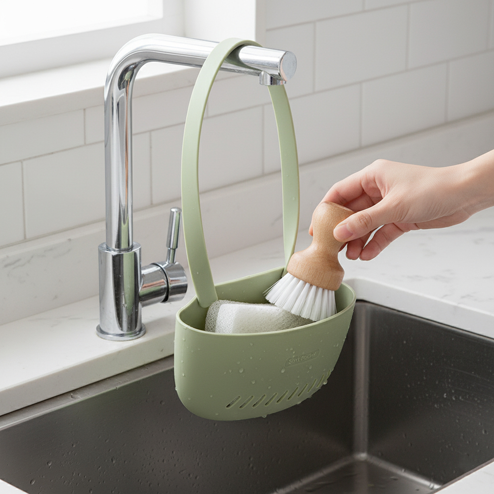 Hanging Soap Sponge Holder, Do - Tech Accessories Organizer avaliação e preço