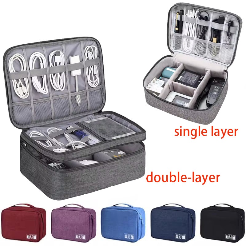 Travel Cable Storage Bag Porta - Tech Accessories Kit avaliação e preço
