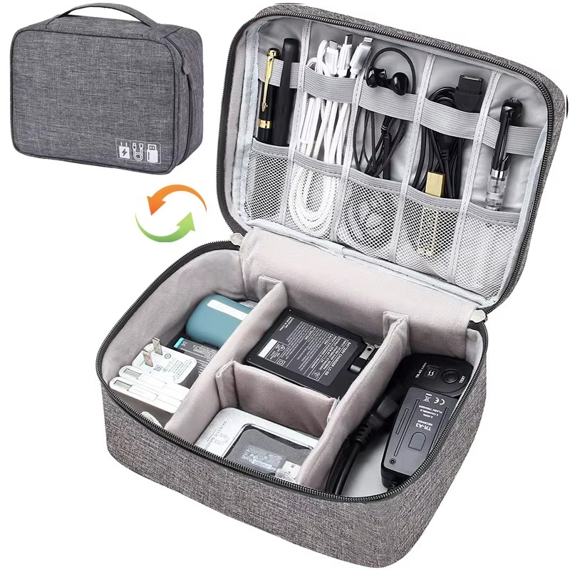 Travel Cable Storage Bag Porta - Tech Accessories Kit avaliação e preço