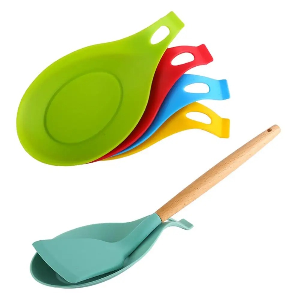 Silicone Heat Insulation Spoon - Tech Accessories Organizer avaliação e preço