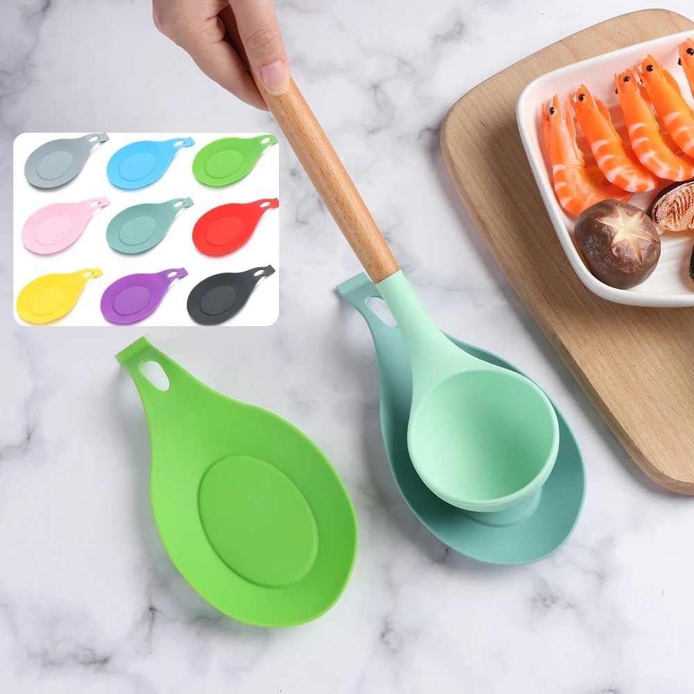 Silicone Heat Insulation Spoon - Tech Accessories Organizer avaliação e preço