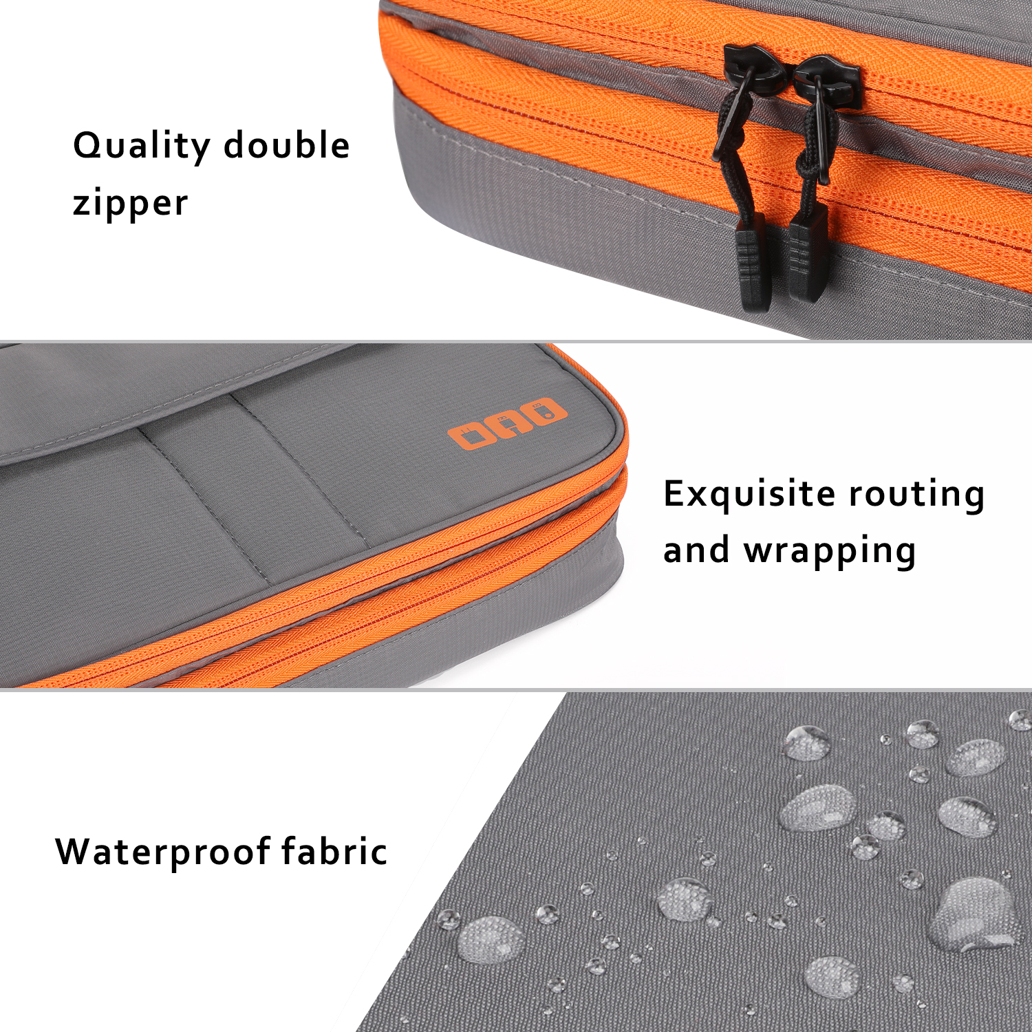 Double Layers Large Capacity T - Tech Accessories Organizer avaliação e preço