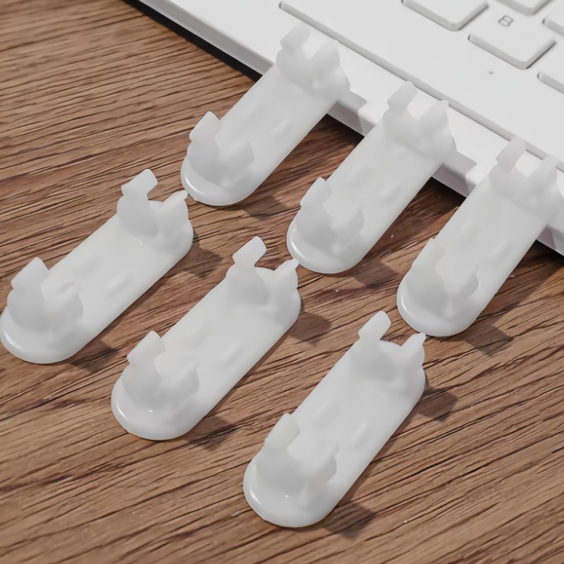 96Pcs White Self-Adhesive Cabl - Desk Cable Clip avaliação e preço