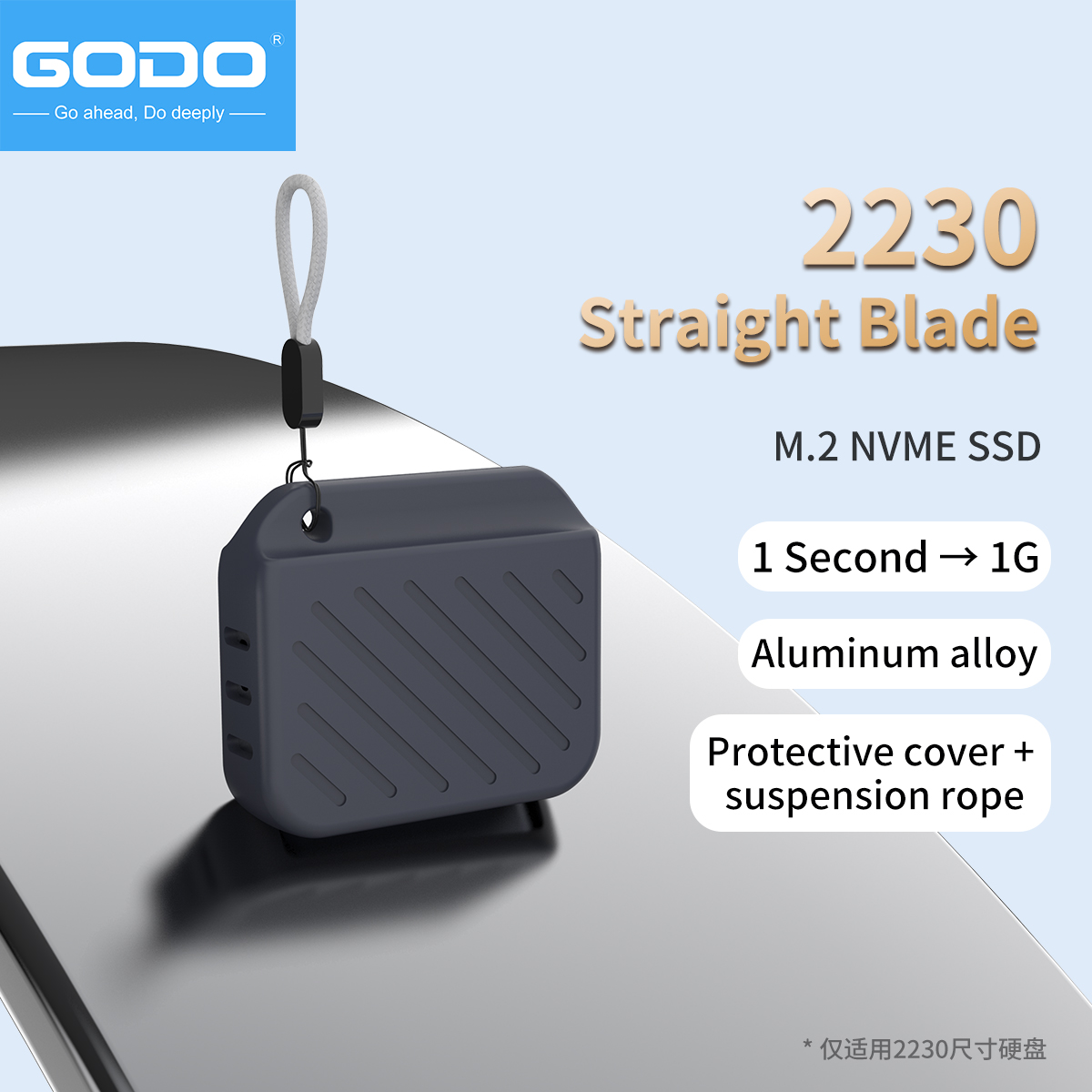 GODO 2230 Type-C Plug & Play M - Portable Ssd Enclosure avaliação e preço