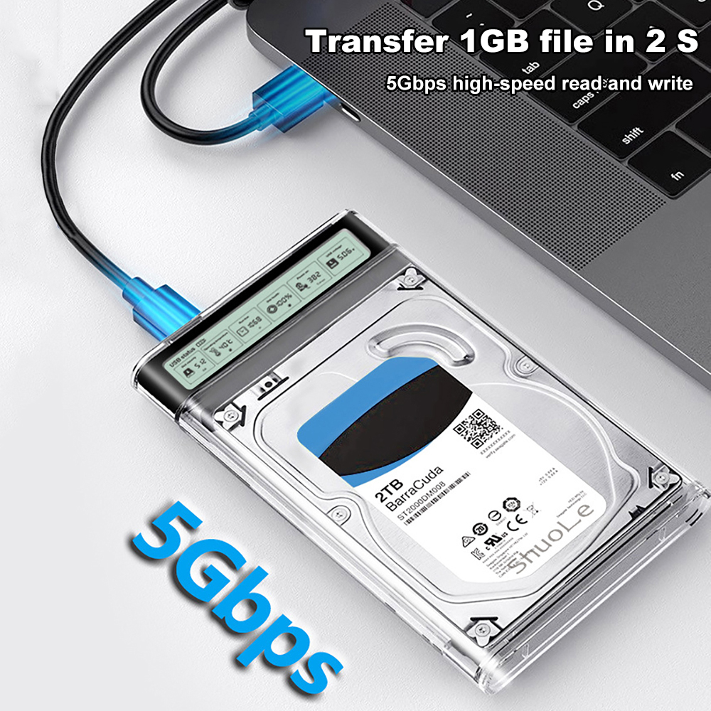 Kebidumei Smart Display HDD Ca - Portable Ssd Enclosure avaliação e preço